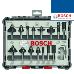Jogo Fresas Bosch 8MM - 15PCS (2607017472)