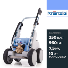 Máquina de Lavar a Pressão Kranzle Quadro 1000 TS c/ Chassi Inox