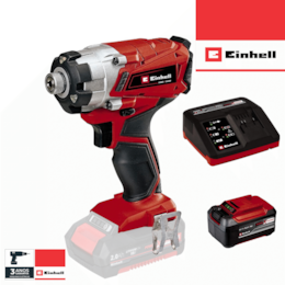 Aparafusadora Impacto Einhell TE-CI 18/1 Li-Solo + Bateria 18V 5.2Ah + Carregador