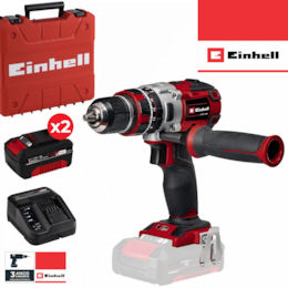 Berbequim Impacto Einhell TE-CD 18 Li-i BL + 2 Baterias 18V 3.0Ah + Carregador + Mala