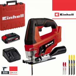 Serra Tico Tico Einhell TC-JS 18 Li + Bateria 18V 2.5Ah + Carregador + Acessórios + Mala